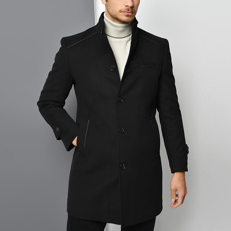 Lucca Overcoat // Black (Small)