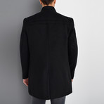 Palermo Overcoat // Black (Large)