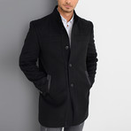 Palermo Overcoat // Black (X-Large)