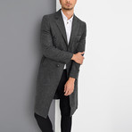 Oslo Overcoat // Patterned Anthracite (X-Large)