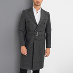 Oslo Overcoat // Patterned Anthracite (Small)
