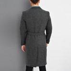 Oslo Overcoat // Patterned Anthracite (Medium)
