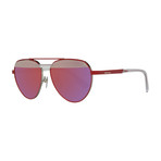 Unisex DL0261 Sunglasses // Red