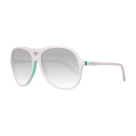 Unisex DL0015 Sunglasses // White