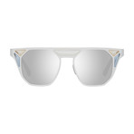 Unisex DL0249 Sunglasses // White