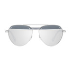 Unisex DL0261 Sunglasses // Silver