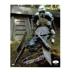 Autographed Photo // Star Wars "Biker Scout" // Dickey Beer