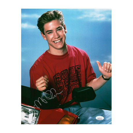 Autographed Photo // Saved by the Bell "Zack Morris" // Mark-Paul Gosselaar