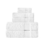 Kansas // 6 Piece Towel Set // White