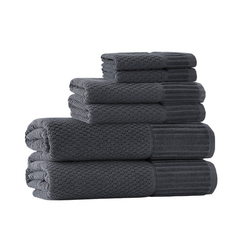 Timaru Towels // Set of 6 (Anthracite)