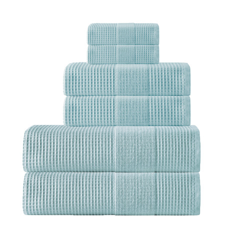 Ria // 6 Piece Towel Set (Aqua)