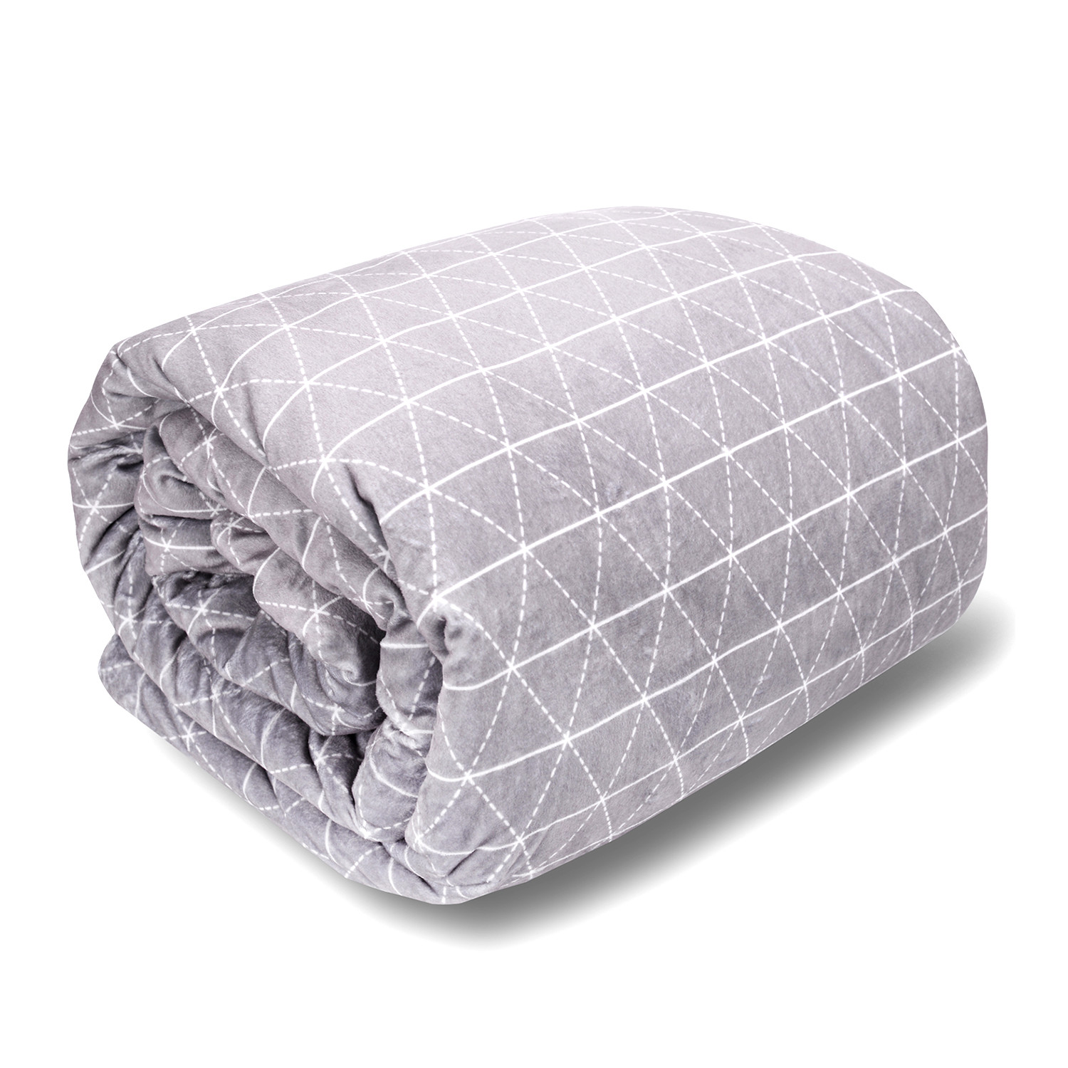 Weighted Blanket // Minky Cover + Cotton Inner Weight Sleeve // Queen