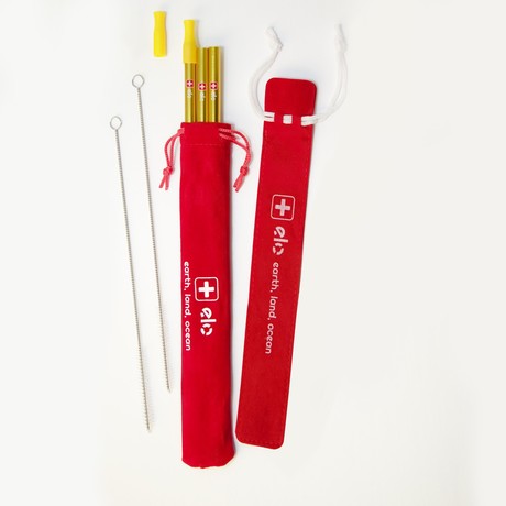 ELO Reusable Straw // 3 pack (Gold)
