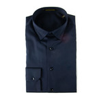 Narciso Slim Fit Dress Shirt // Navy (US: 15.5R)