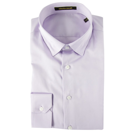 Domenico Slim Fit Dress Shirt // Lilac (US: 15R)