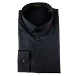 Rinaldi Slim Fit Dress Shirt // Black (US: 16R)
