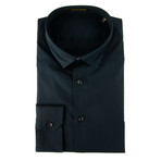 Giordano Slim Fit Dress Shirt // Black (US: 17.5R)
