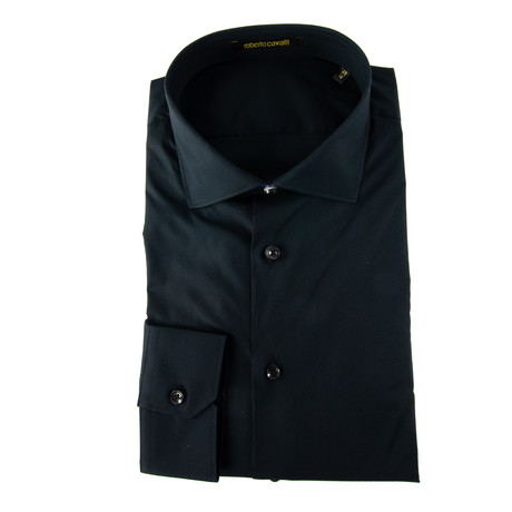 Alonso Comfort Fit Dress Shirt // Black (US: 15R)