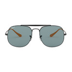 Men's General Pop RB3561 Polarized Sunglasses // Black + Gray