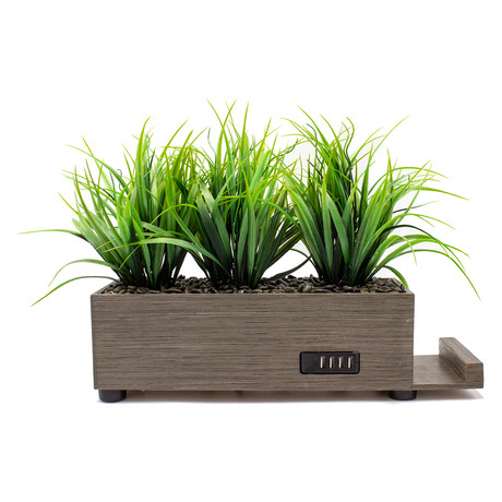 PowerPlant 4-Port Tall Grass Charging Station // Taupe