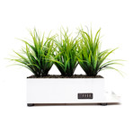PowerPlant 4-Port Tall Grass Charging Station // White