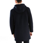 Hooded Coat // Navy (S)