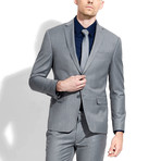 Single-Breasted Blazer // Gray (XS)