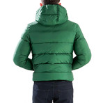 Basic Down Jacket // Green (XS)