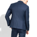 Single-Breasted Blazer // Navy (XL)