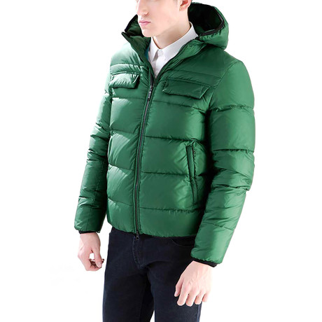 Basic Down Jacket // Green (XS)