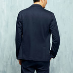 Stylish Pocket Blazer // Navy (2XL)