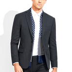 Single-Breasted Blazer // Charcoal (XL)