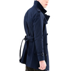 Belted Trench Coat // Navy (S)