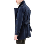 Belted Trench Coat // Navy (S)