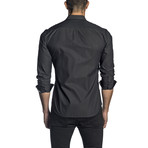 Pin Point Woven Shirt // Black (2XL)