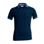 Fletcher Shirt // Black + Navy Blue Floral (M)