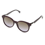 Fendi // Unisex 0231S Sunglasses // Burgundy + Brown Violet Gradient