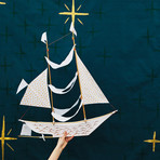 Sailing Ship Kite // Small (White)