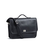 13" Laptop Executive Brief // Genuine Leather (Black)