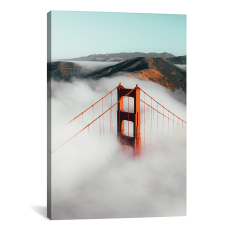 Golden Gate Bridge I // Peter Yan (12"W x 18"H x 0.75"D)