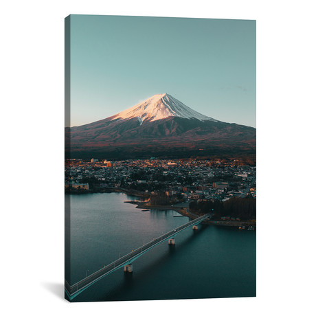 Bridge To Mt Fuji // Peter Yan (12"W x 18"H x 0.75"D)