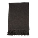 Cashmere Travel Throw // Queen // Charcoal