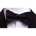 Self-Tie Bow Tie // Solid Black I