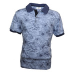Trivett Polo Shirt // Light Blue Floral (S)