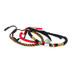Jean Claude Jewelry // Handmade Tibetan Bracelet // Set of 3 // V2 // Multicolor