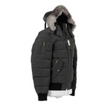 Men's Turner Bomber Canadian Army + Frost Fox Jacket // Green + Gray (S)