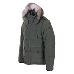 Men's Port Dufferin Canadian Army Jacket + Frost Fox // Green (S)