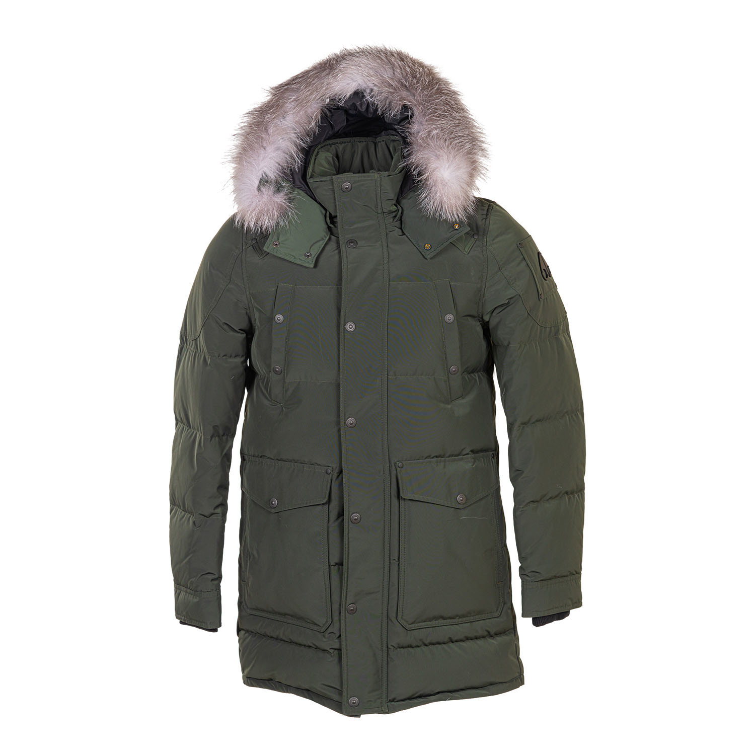 Men's West Gore Parka Canadian Army Jacket + Frost Fox // Green + Gray ...