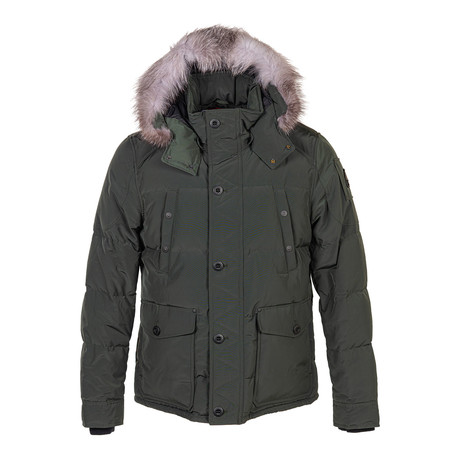 Men's Port Dufferin Canadian Army Jacket + Frost Fox // Green (XS)
