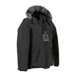 Men's Midcore Canadian Army + Frost Fox Jacket // Green + Gray (XS)